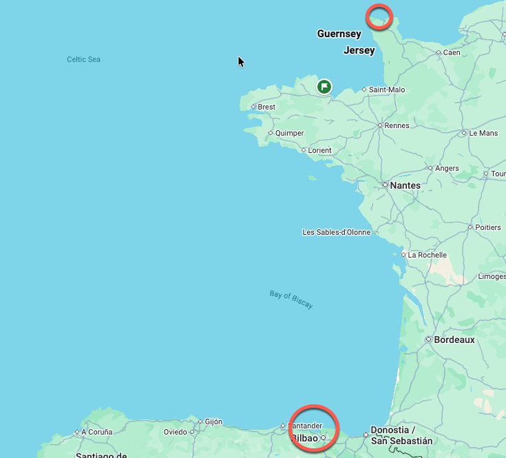 Our Spring Summer 2026 Cruise start and end points
