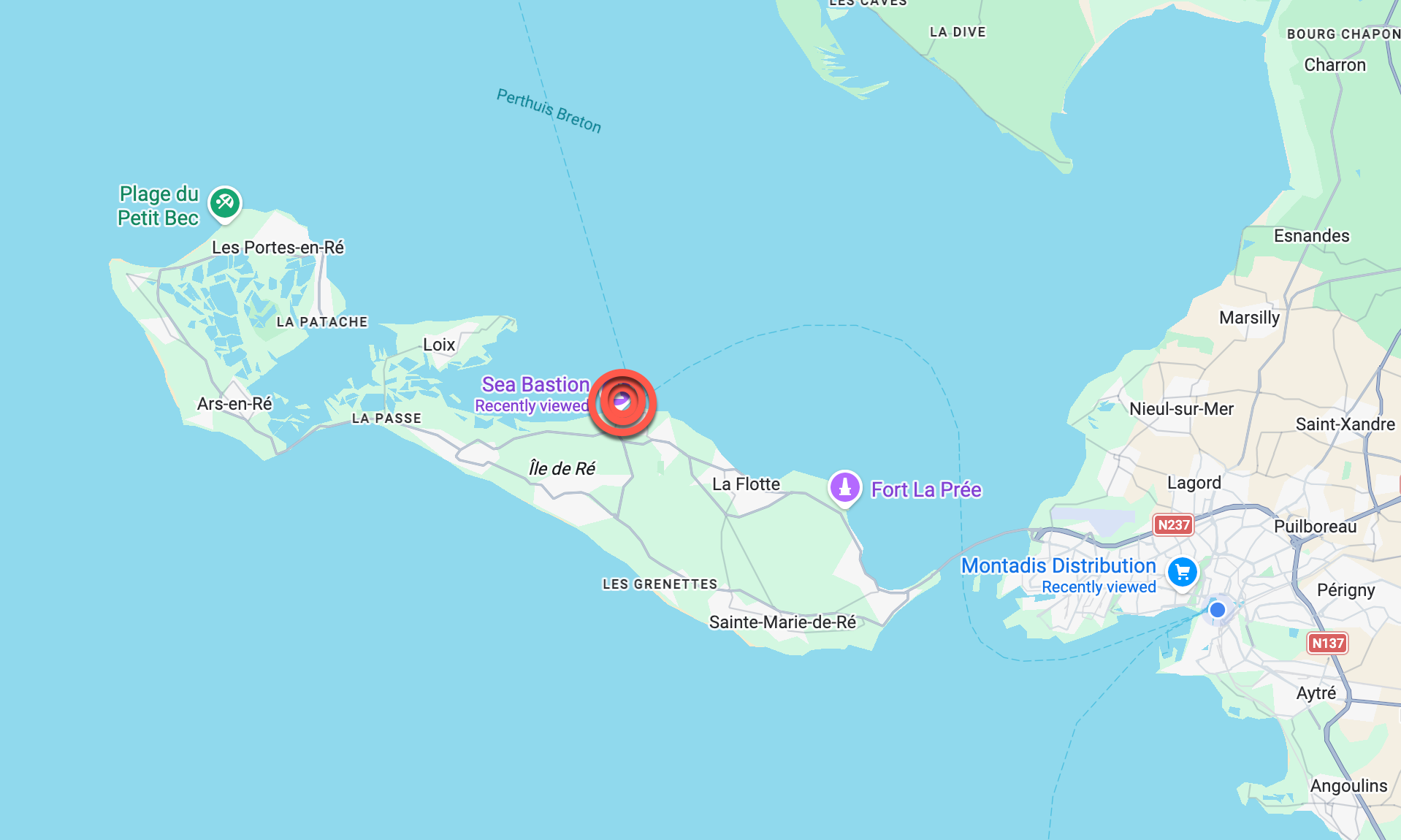 Current Location - I'le de Ré