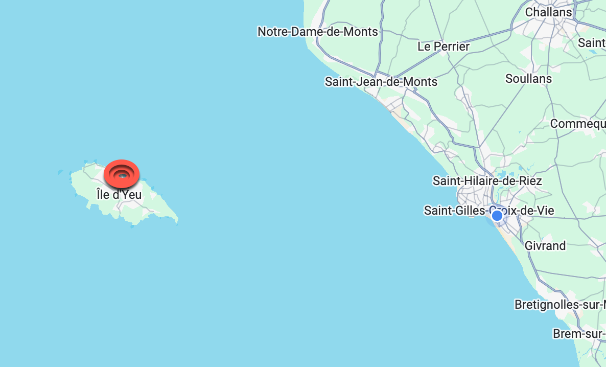 Current Location - Ile de Yeu